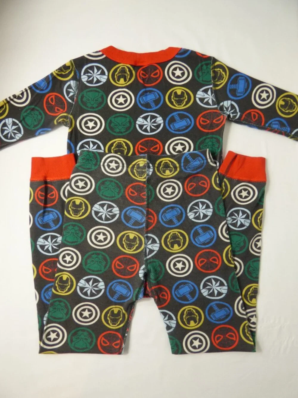 Hanna Andersson Iron Man Two-Piece Pajama Set, Size 8 Years